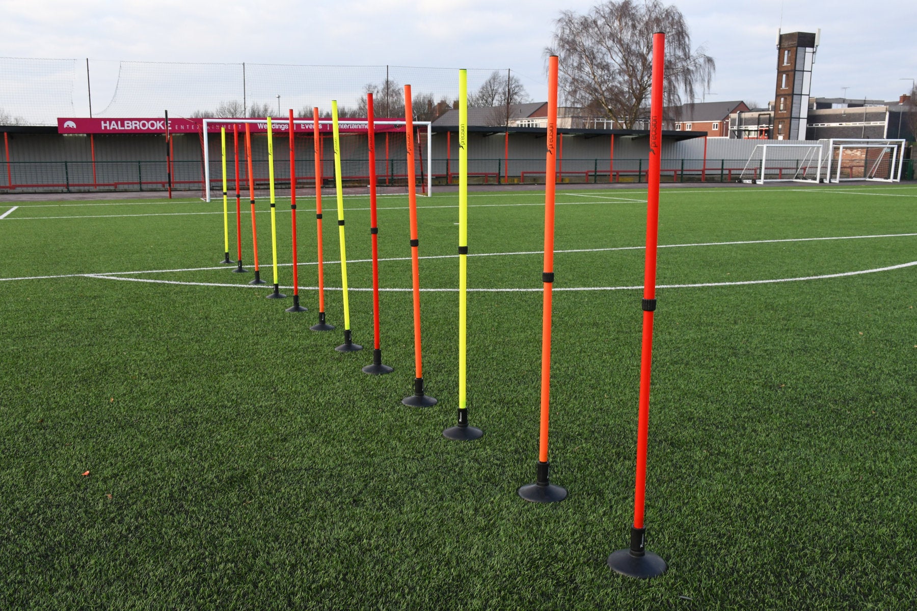 Precision Telescopic Boundary Poles (Set of 12) Precision Sports