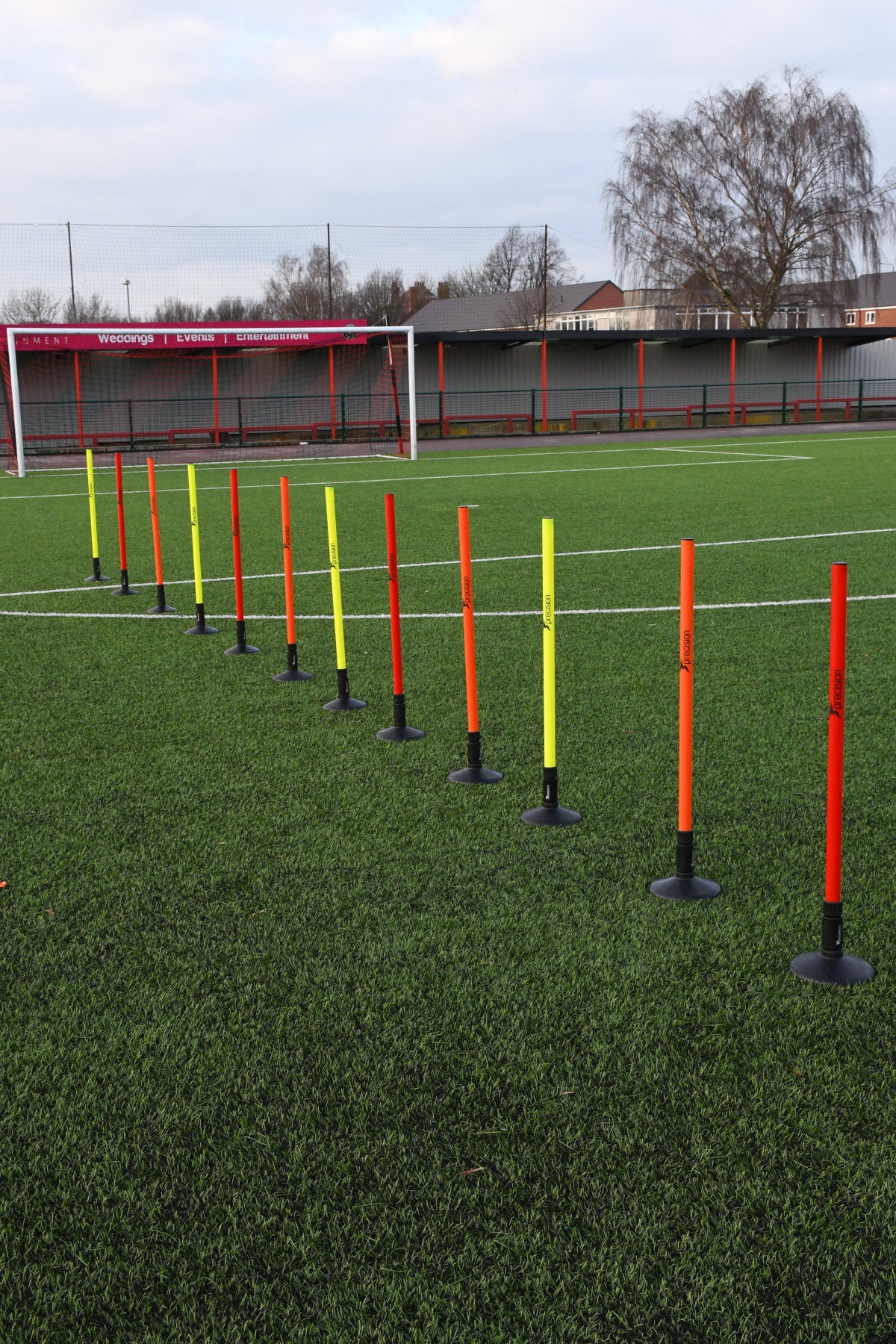 Precision Telescopic Boundary Poles (Set of 12) Precision Sports